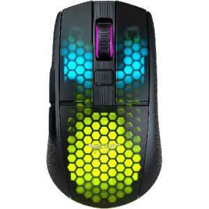 ROCCAT ゲーミングマウス Burst Pro Air ワイヤレス 2.4GHz/Bluetooth ブラック/黒 光学式/19K/オプティカルスイッチ/サイドボタン/軽量81g/PTFE/Reflex ドイツ｜olg