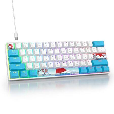 【並行輸入品】 Ussixchare 60%キーボード メカニカル RGB バックライト 有線 60...