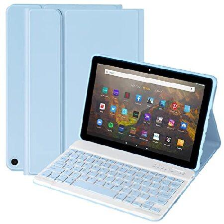 Keyboard Case for Kindle Fire HD 10/HD 10 Plus Tab...