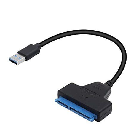 YACSEJAO USB 3.0 SATA III ハードドライブアダプターケーブル SATA II...
