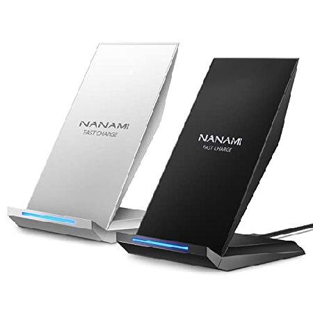 Fast Wireless Charger, [2 Pack] NANAMI Qi Certifie...