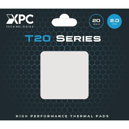 XPC 高性能20W/mK サーマルパッド T20シリーズ 100×100mm ホワイト 厚さ0.5...