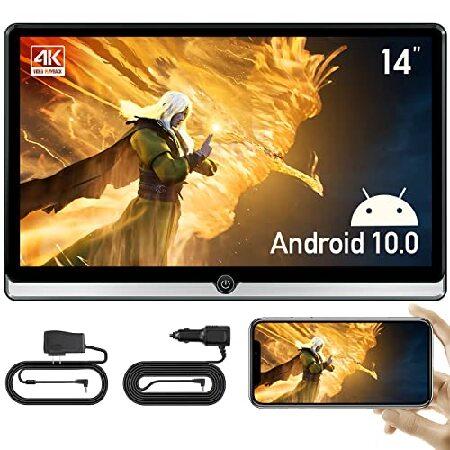 14 inch New 4K Android 10.0 Portable Car TV Headre...