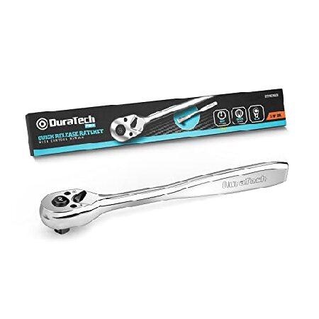 【並行輸入品】 DURATECH 3/8インチ ドライブラチェット 90歯ラチェットレンチ クイック...