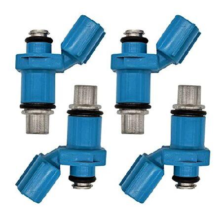 【並行輸入品】 Amrxuts 6C5-13761-00-00 4ピース 燃料インジェクター ヤマハ...