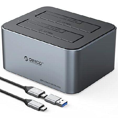 ORICO HDDスタンド USB C to SATA HDDドッキングステーション USB 3.2...