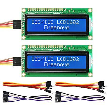 Freenove I2C LCD 1602モジュール（2パック）、新しいタイプIIC TWIシリアル...