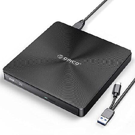 ORICO 外付けブルーレイ DVDドライブ USB3.0 CDバーナー ポータブルCD/DVD+/...