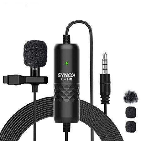 SYNCO Lapel Mic Professional, Lav S6E Omnidirectio...