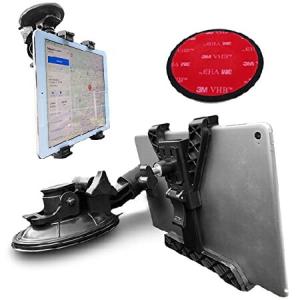 【並行輸入品】 Randconcept 2-in-1 Car Tablet Holder Dashboard Windshield Cradle Strong Suction Cup Tablet Car Mount for iPad iPad mini Samsung Galaxy