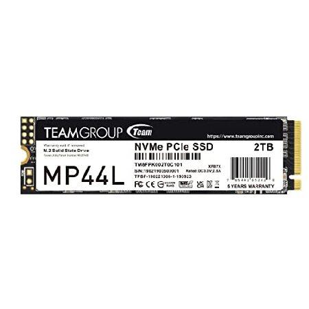 【並行輸入品】 TEAMGROUP MP44L 2TB SLC キャッシュ NVMe 1.4 PCI...