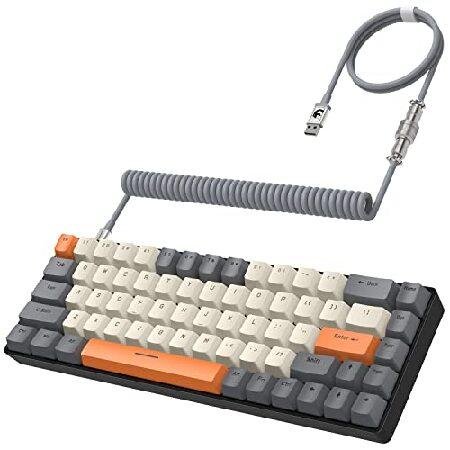 【並行輸入品】 T8 60%ゲーミングキーボード 68キー コンパクト ミニ 有線メカニカルキーボー...