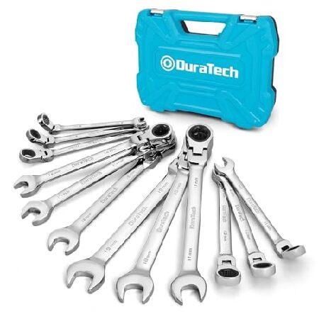 【並行輸入品】 DURATECH フレックスヘッドラチェットコンビネーションレンチセット 12ピース...