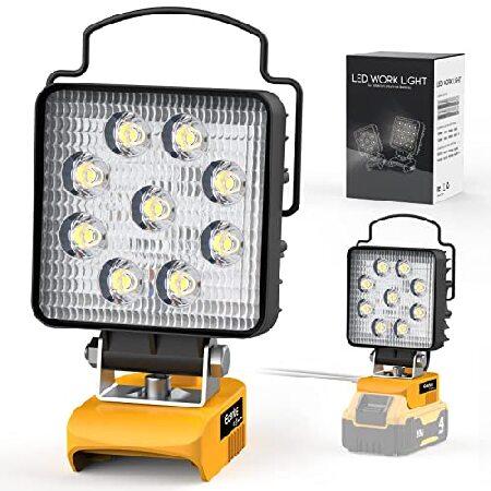 2022 Upgraded Work Light for DeWALT: 27w Square LE...