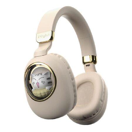 Wired Headphones Cute Cat Design Foldable Light We...