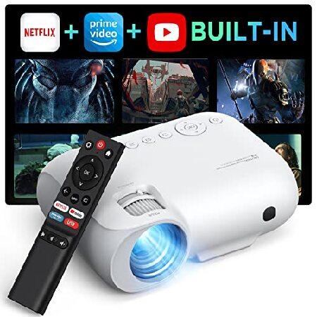 4K Projector with WiFi and Bluetooth - 450 ANSI Lu...