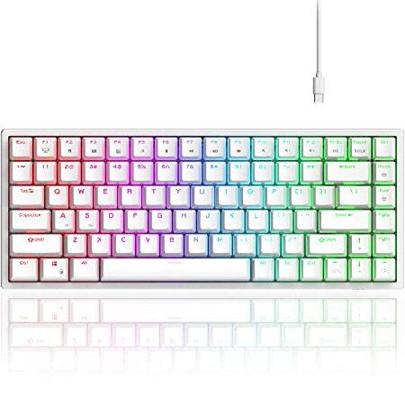 【並行輸入品】 RK ROYAL KLUDGE RK84 Wired RGB 75% Hot Swa...