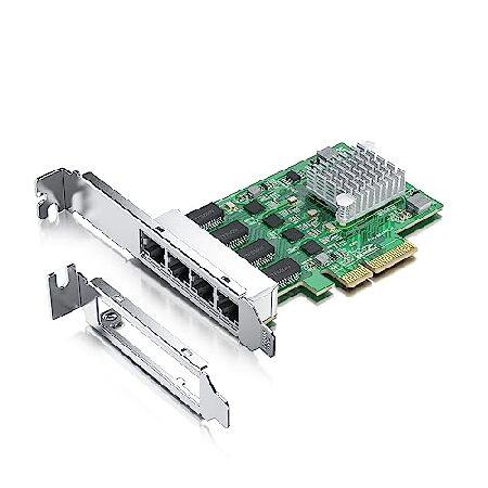 【並行輸入品】 10Gtek 100M/1000M/2.5G NIC ネットワークカード クアッドR...