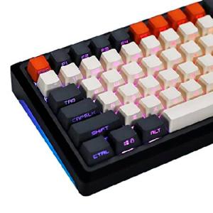 【並行輸入品】 YMDK 133キーカーボン PBT ダブルショット サイドライト シャイン バックライト キーキャップ OEM プロファイル MXメカニカルキーボード 108 96
