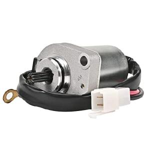 【並行輸入品】 Hauertzx スターターモーター ヤマハ ズーマ 50 YW50 スクーター 2002-2011 12ボルト CCW 10歯スプライン 4WX-H1800-01-00