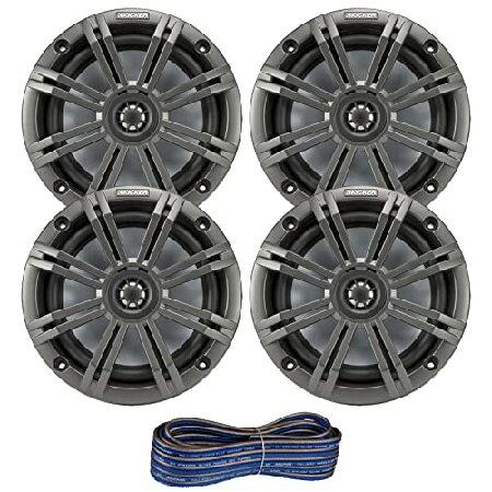 【並行輸入品】 2 Pair (Qty 4) of Kicker 6.5&quot; 2-Way 195 Wa...