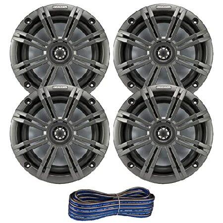 2 Pair (Qty 4) of Kicker 6.5&quot; 2-Way 195 Watts Max ...