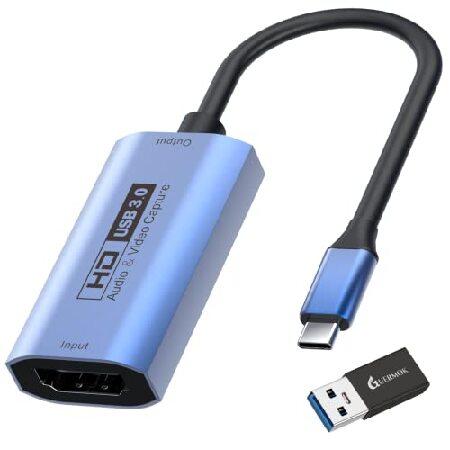 【並行輸入品】 Guermok Video Capture Card, USB3.0 HDMI to...