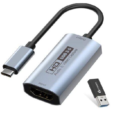 【並行輸入品】 GUERMOK Video Capture Card, USB3.0 HDMI to...
