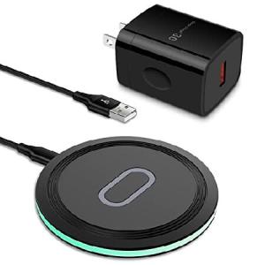 15W Wireless Charger Fast Charging Pad Compatible Google Pixel 8 Pro, 8, 7 Pro, 7, 6, 6 Pro, 5, 4, 4 XL, 3, 3 XL, Pixel Buds, Samsung Galaxy S23 S22 S