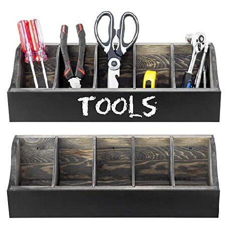【並行輸入品】 MyGift Wall Mountable Utility Tools Storag...