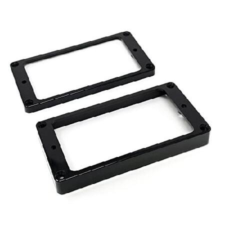 【並行輸入品】 Vintage Forge ブラック フラットボトム ハムバッカー ピックアップ マ...