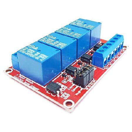 【並行輸入品】 DIYables 4チャンネルリレーモジュール 5V Arduino ESP32 E...