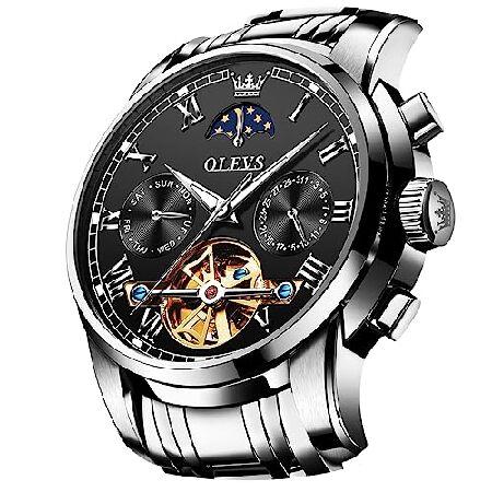 【並行輸入品】 OLEVS Men Watch Automatic Mechanical Skele...