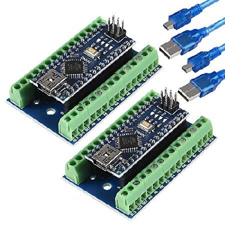 【並行輸入品】 ALAMSCN 2PCS Mini Nano V3.0 ATmega328P for...
