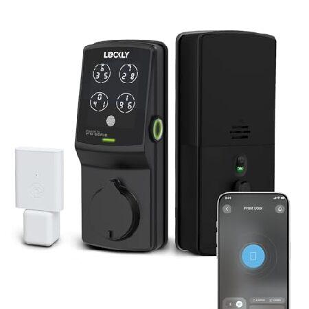 【並行輸入品】 Lockly Secure Pro Smart Deadbolt Lock - Fi...