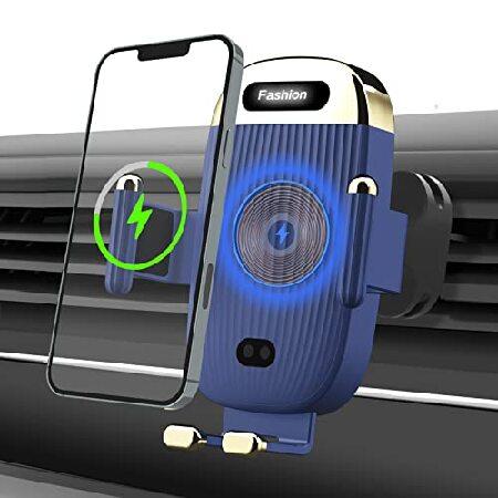 BENBOAR 車用ワイヤレス充電器電話ホルダー 15W Kharly 携帯電話充電器ホルダー 通気...