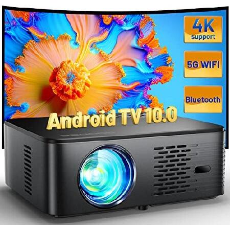 GooDee Projector 4K Supported, Outdoor Projector w...