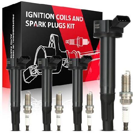 【並行輸入品】 SCITOO イグニッションコイルコイルパック イリジウムスパークプラグ レクサス ...