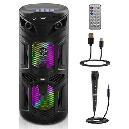Pyle 200W Dual 4&quot; Rechargeable Portable Bluetooth ...