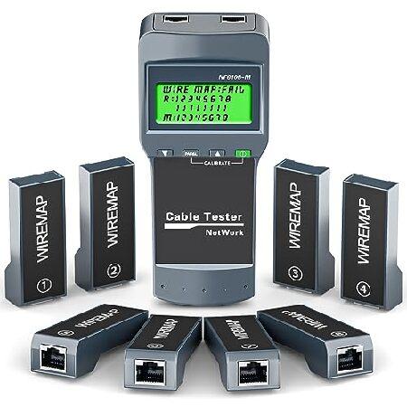 【並行輸入品】 VXSCAN RJ45 ネットワークケーブルテスター 8リモートユニット ネットワー...