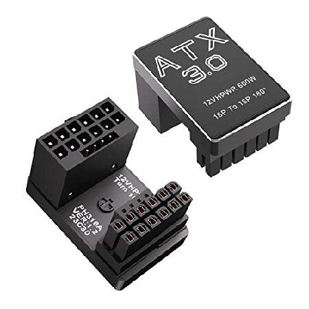 【並行輸入品】 12VHPWR 180 Degree Angled Adapter: Aluminu...