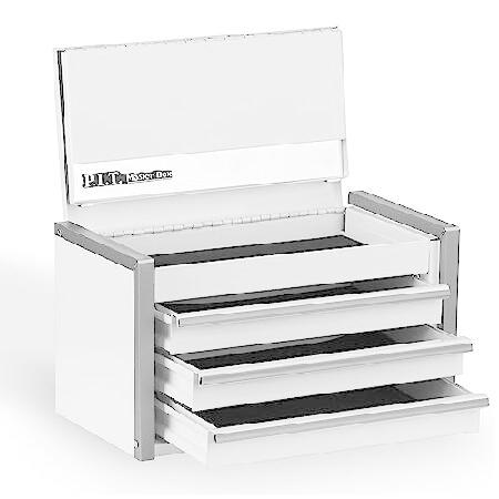 【並行輸入品】 P.I.T. ポータブル3段引き出しスチールツールボックス マグネットロック付き ホ...