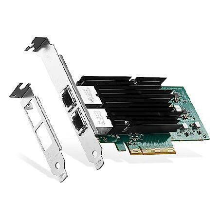 【並行輸入品】 2ポート10G PCIeネットワークカード、Intel X540チップLANイーサネ...