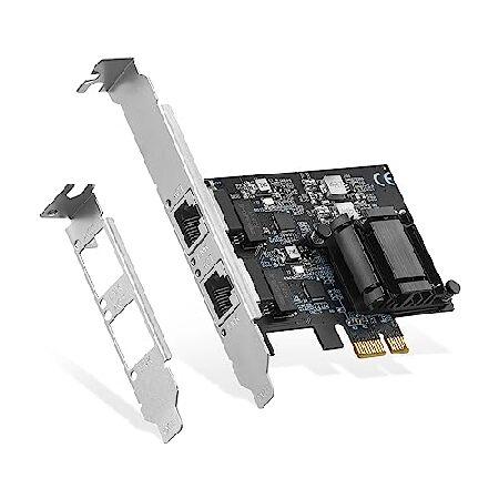 【並行輸入品】 2ポート 2.5G PCIe ネットワークアダプター RTL8125B LANコント...