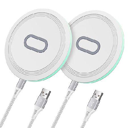 2Pack 15W Wireless Charger Fast Charging Pad Compa...