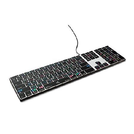 【並行輸入品】 Davinci Resolve Backlit Pro Aluminum Keybo...