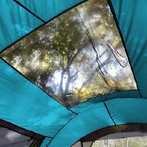 透明テントタープ 交換用 Ayamaya 4人用 ポップアップテント キャンプ用レインタープ テント 3.1 x 3.3 フィート 雨の日/月明りの夜/天体観測/ビーチ/キャンプの｜olg
