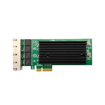 【並行輸入品】 クアッドポート 2.5GbE PCIe ネットワークカード Intel i226-V...