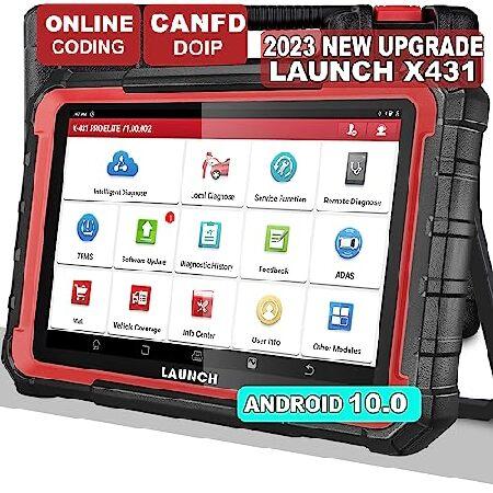 【並行輸入品】 LAUNCH X431 PRO Elite OBD2スキャナー診断ツール 2023年...
