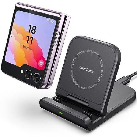 SwanScout Wireless Charger for Samsung Z Flip, Fol...